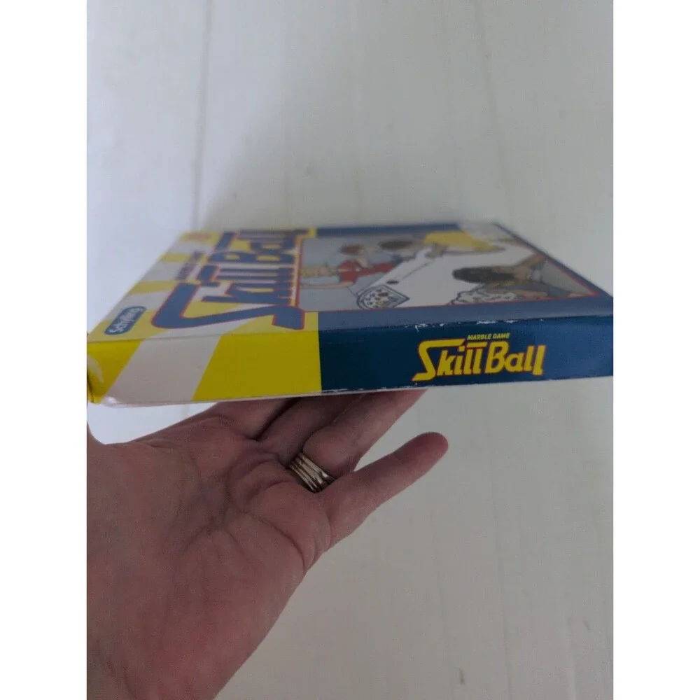 Vintage Skill Ball Marble Game Schylling 12 Marbles